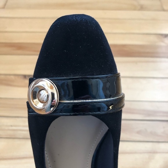 Sandra Vendetti Milan Faux Suede Low Heeled Pumps Size 8 - Picture 4 of 8